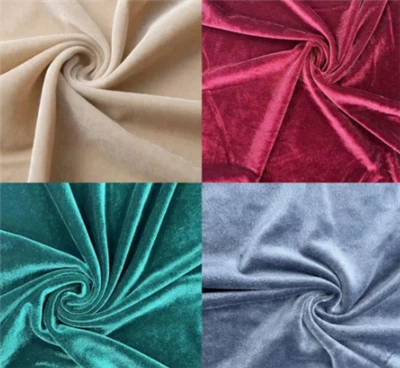 Streç kadife süper yumuşak spandeks kumaş